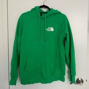 The North Face Green Womens Hoodie size medium